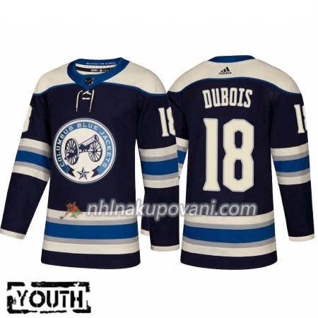 Columbus Blue Jackets Dresy Pierre-Luc Dubois 18 Alternate 2018-2019 Adidas Authentic - Dětské Columbus Blue Jackets Dresy Pierre-Luc Dubois 18 Alternate 2018-2019 Adidas Authentic - Dětské